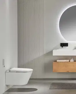 Kúpeľňový nábytok CERANO - Kúpeľňová skrinka pod nástenné umývadlo/doplnková Noira - dub medový - 150x28x43 CER-8050BD7611