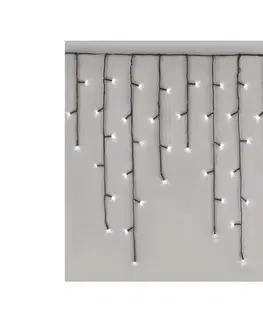 LED osvetlenie  LED vonkajší svetelný reťazec 600×LED/8 režimov 15 m IP44 studená biela D4CC03
