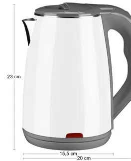 Rýchlovarné kanvice NABBI Ervin rýchlovarná kanvica 1,8 l biela