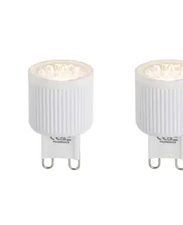 LED osvetlenie Sada 2ks G9 24mm stmievateľných LED žiaroviek 3W 300lm 2700K