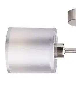 Nástenné svetlá Dvojitá nástenná lampa, saténovo-niklové tkané tienidlo, 2x40W, Saxofón