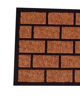 Rohožky Kinekus Rohož 40x60 cm guma+kokos TEHLY