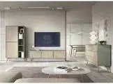 TV stolíky ArtPS TV stolík TIMBER RTV158 | béžová/zelená