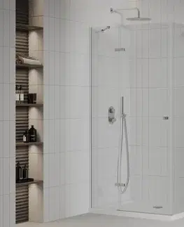 Vane MEXEN/S - Roma sprchovací kút 120x90, kyvný, číre sklo, chróm + vanička 854-120-090-01-00-4010