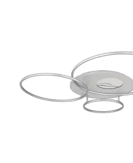 Svietidlá Globo 48466-70A - stmievateľné LED stropné svietidlo INVERTINA LED/70W/230V strieborné + diaľkové ovládanie 48466-70A