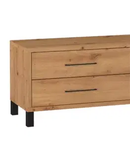 TV stolíky RELIA televízny stolík, dub Artisan