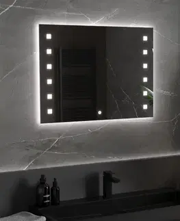 Kúpeľňové zrkadlá MEXEN - Ner zrkadlo s osvetlením 80 x 60, LED 600 9809-080-060-611-00