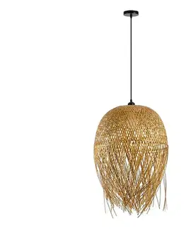Svietidlá  08271L - Luster na lanku HILO 1xE27/40W/230V pr. 45 cm bambus 08271L