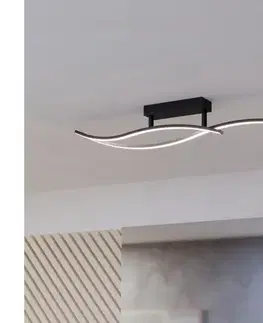 Svietidlá Eglo 901206 - LED Stropné svietidlo GRISOLIA LED/12W/230V 4000K čierna 901206