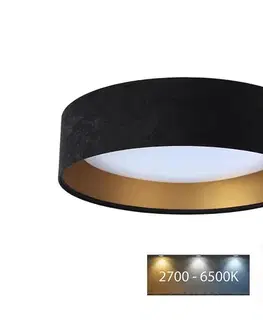Svietidlá  LED Stropné svietidlo SMART GALAXY LED/24W/230V Wi-Fi Tuya čierna/zlatá + DO 