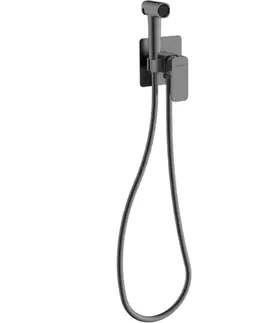 Kúpeľňové batérie CERANO - Bidetová podomietková batéria Zenira - grafit/gun metal CER-B10010