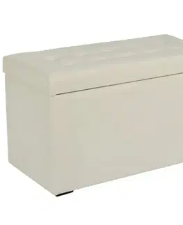 Taburetky na sedenie Taburetka Box M biela