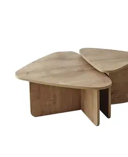 Sady stolíkov Súprava konferenčných stolíkov Ballare Set - Sapphire Oak