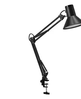 Lampy Osram - LED stmievateľná stolná lampa s klipom OFFICE LINE LED/9W/230V 3000K čierna 4099854464034