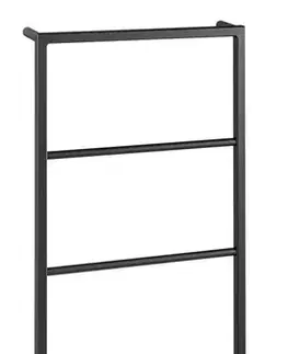 Doplnky do kúpeľne SAPHO - SKA nástenný sušiak uterákov 450x1150x100, čierna mat SKA501