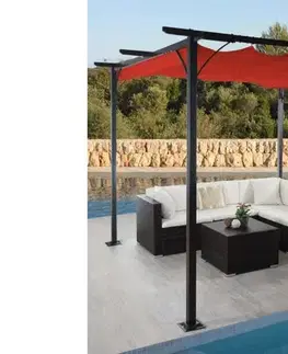 Záhradné pergoly Pergola se stahovací střechou 3,5x3,5 m Dekorhome