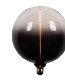 LED osvetlenie E27 LED žiarovka G200 dymová 4W 250lm 1800K