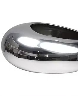 Záhrada Kvetináč YS44170S Electroplating Effect 16x12x6,5 Silver