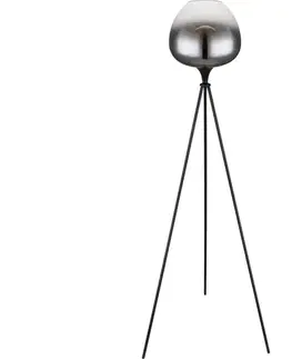 Lampy Globo 15548S1 - Stojacia lampa MAXY 1xE27/60W/230V čierna 15548S1