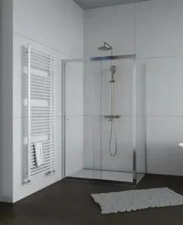 Sprchovacie kúty H K - Sprchovací kút Flexi 100x90, L/P variant vrátane sprchovej vaničky z liateho mramoru SE-FLEXI10090/THOR-10090