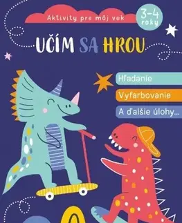 Nalepovačky, vystrihovačky, skladačky Učím sa hrou - Hľadanie, vyfarbovanie a ďalšie úlohy