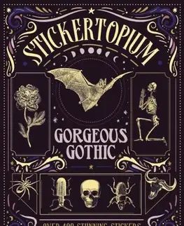 Nalepovačky, vystrihovačky, skladačky Stickertopium: Gorgeous Gothic - Design Eye