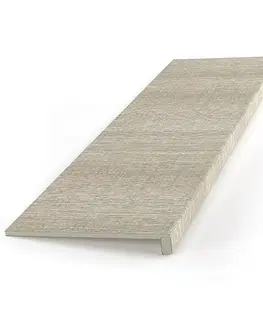 Schodové nášlapy Schodový nášľap / profil TOPSTEP Flex Dub alabaster 1200 × 340 × 11 mm