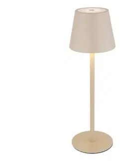 Lampy Globo 58488S - LED stmievateľná dotyková nabíjateľná vonkajšia lampa VANNIE 3W/5V IP54 1800 mAh 58488S
