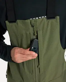 Snowboard nohavice Burton Reserve 2L Bib Pants Veľkosť: XL