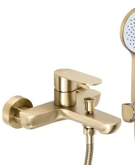 Kúpeľňové batérie REA - Kúpeľňová batéria Logan Brush Gold REA-B2227
