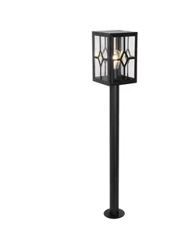 Vonkajšie svietidlá Klasická vonkajšia stojaca lampa čierna 100 cm IP44 - Dover