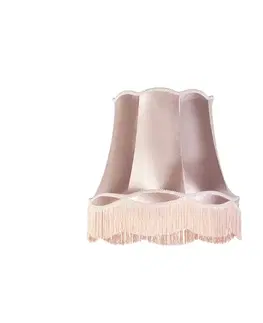 Tienidlo na lampu Hodvábny tienidlo ružové 45 cm - Granny