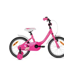 Bicykle Odľahčený detský bicykel KELLYS Emma Neo 16" • 100-110 cm • 8,5 kg Pink - 9,5" (100-110 cm)