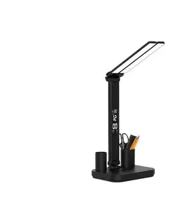 Lampy  LED stmievateľná nabíjacia stolná lampa NOBLITE P LED/5W/5V 3000/4000/6000K 2200mAh čierna 004833