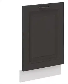 Dvierka a čelá zásuviek pre kuchynske skrinky Dvierka na umývačku STILO grafit mat/biely Dvierka zm 570x446