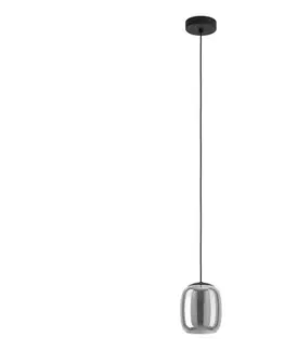 Svietidlá Eglo 901722 - Luster na lanku CIAMPINO 1xE27/28W/230V šedá 901722