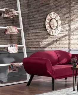 Pohovky a gauče Dvojmiestna rozkladacia pohovka Genzo - Maroon