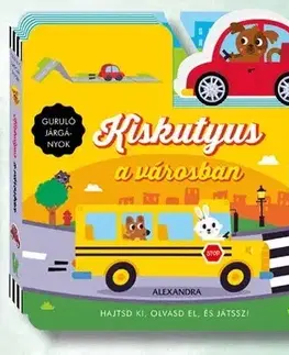 Leporelá, krabičky, puzzle knihy Kiskutyus a városban