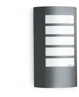 Svietidlá Steinel 069155 - Vonkajšie nástenné svietidlo L 12 1xE27/60W/230V IP44 antracit 069155