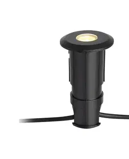 Záhradné lampy Markslöjd 107285 - LED vonkajšie zapustené svietidlo GARDEN24 LED/3W/24V IP44 čierne 107285