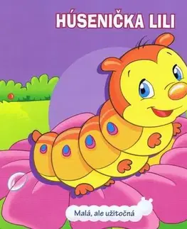 Leporelá, krabičky, puzzle knihy Húsenička Lili