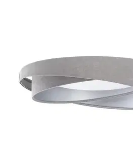 Svietidlá  LED stropné svietidlo GALAXY MODERN LED/24W/230V pr. 55 cm sivá/strieborná D-090-060-013