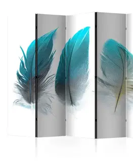 Paravány Paraván Blue Feathers Dekorhome