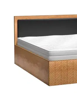 Spálňové zostavy FINEST moderná spálňa, dub karamel
