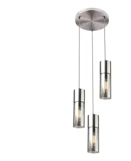 Svietidlá Globo 21000-3HN - Luster na lanku ANNIKA 3xE27/25W/230V pr. 30 cm chróm 21000-3HN
