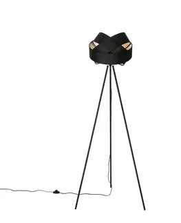 Stojace lampy Moderná stojaca lampa čierna - Cloth