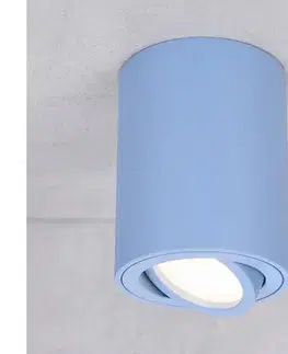 Svietidlá BRILAGI - Bodové svietidlo MIA 1xGU10/30W/230V 100x80 mm modrá WO-MIAC-02-BBLU-OEM