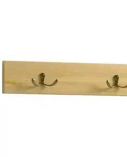 Vešiaky do predsiene Vešiak 2 Kov Rukoväť Borovica