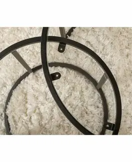 Konferenčné stolíky Súprava konferenčných stolíkov Aurum Black 60 cm, 2 ks