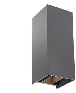 LED osvetlenie Redo 90636 - LED Vonkajšie svietidlo SONNY 2xLED/5W/230V 2200/4000K IP54 antracit 90636
